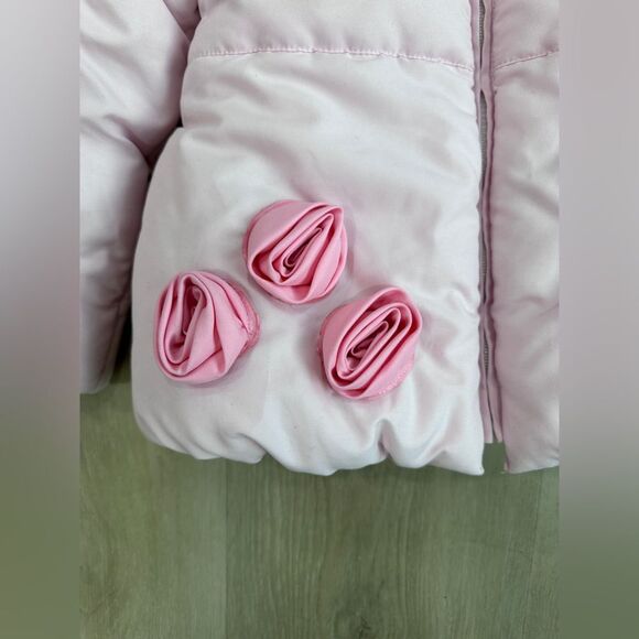 Disney Store Princess Puffer Coat 7/8, Pink - Picture 3 of 6